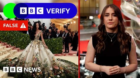 Met Gala: BBC Verify examines fake Katy Perry AI